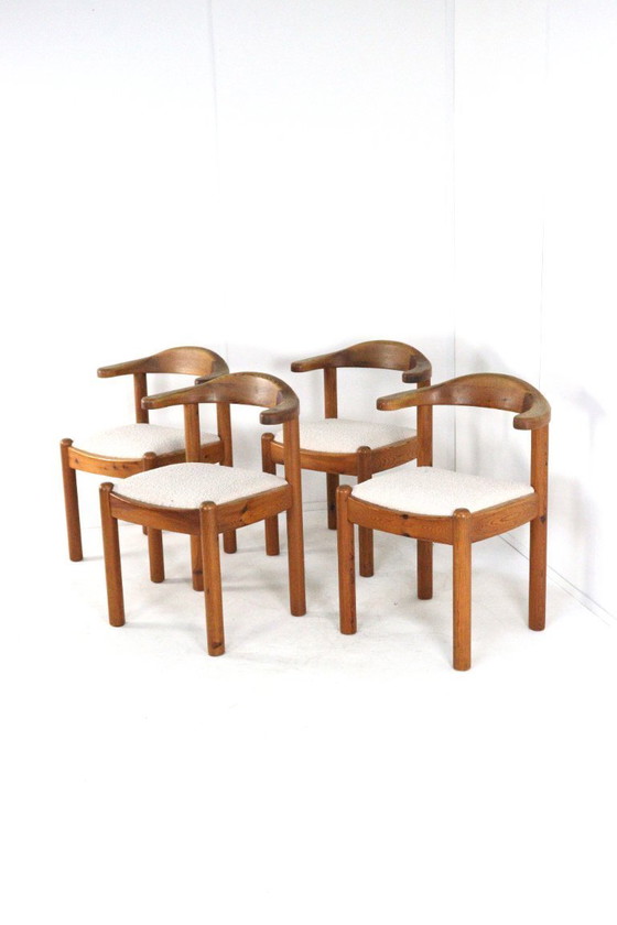 Image 1 of Set of 4 Vamdrup dining chairs vintage Danish upholstered