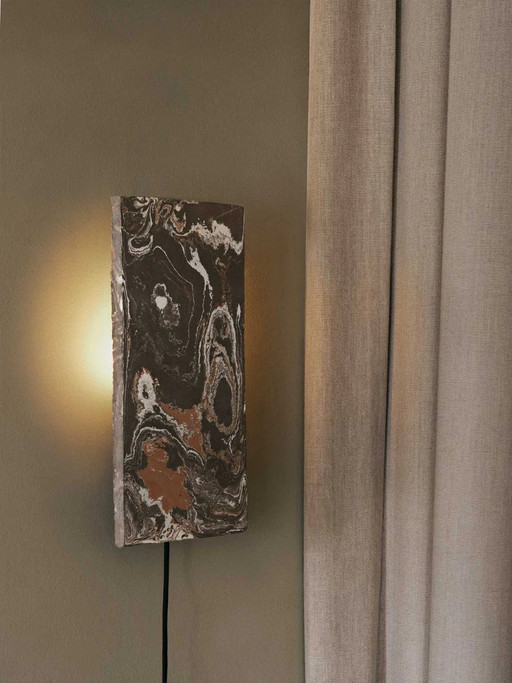 2 Argilla Wall Lamps - Rectangular MOCHA / FERM LIVING