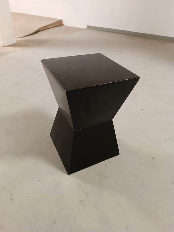 Image 1 of Geometric wooden side table 