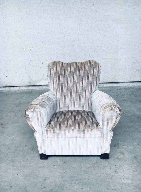 Image 1 of Ensemble de fauteuils de salon Art Déco, Belgique, années 1940