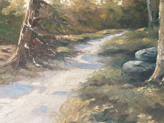 Original Mid-Century Oil Painting by Christian Lautrup – Paintings & Drawings, Canvas (photo 9 of 11)