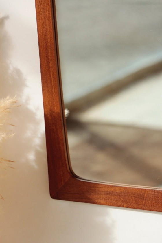 Image 1 of Rectangular teak mirror - Vintage - 03.05.24.02