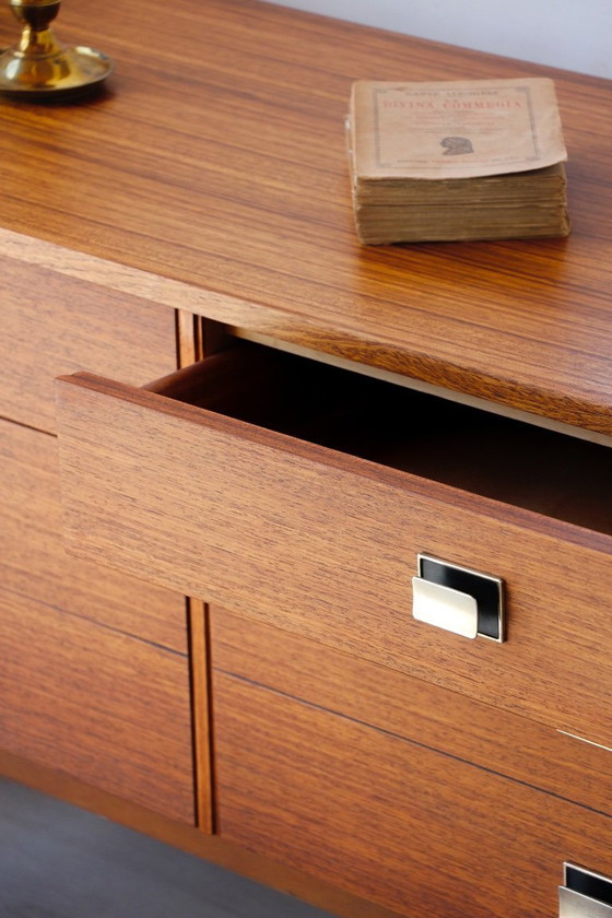 Image 1 of Vintage ladekast van teak en zebrano: elegantie uit de jaren 60