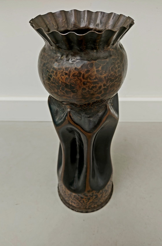 Image 1 of Metal Vase Made From Garnet