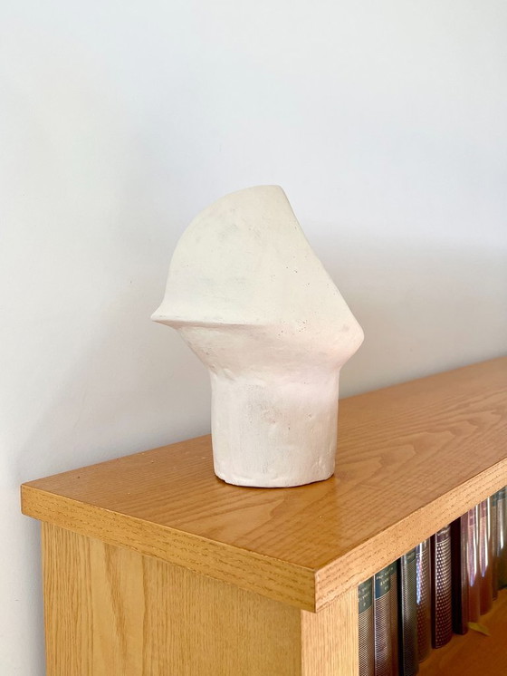 Image 1 of French contemporary ceramic lamp, "Saturno" by Renzo Maar