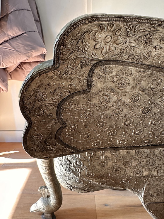 Image 1 of Chaise en forme de paon 1870-1890