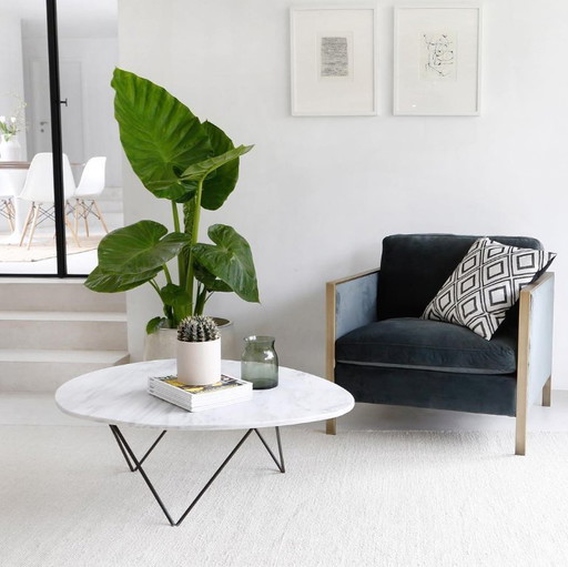 2 x Force 1 velluto verde fauteuil arredato