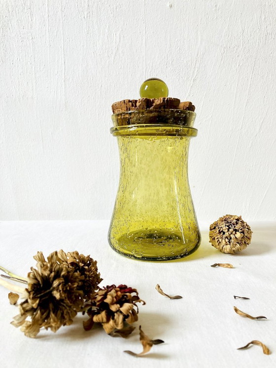 Barattolo in vetro soffiato a bolle con tappo, Verrerie de Biot – Accessori da cucina (photo 7 of 14)