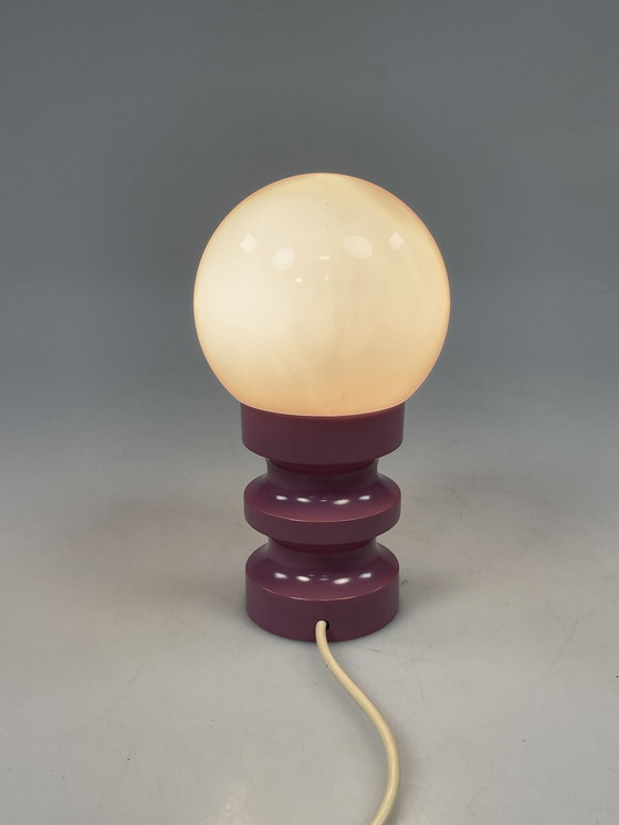 Image 1 of Lampe de table vintage, style âge de l'espace, Sompex Allemagne 1970