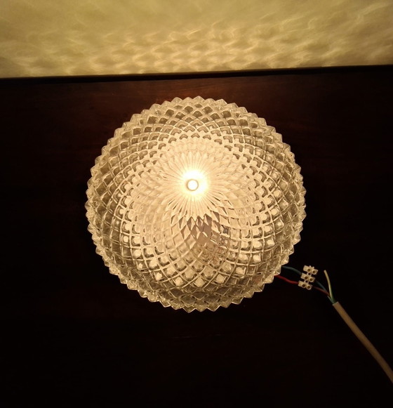 Image 1 of Plafonnier vintage Ananas relief 