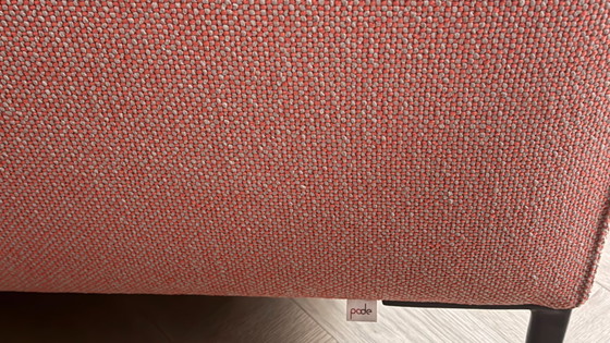 Image 1 of Pode Fold Bank 3-Zits – Tweed Stof – Oranje – Zo Goed Als Nieuw!