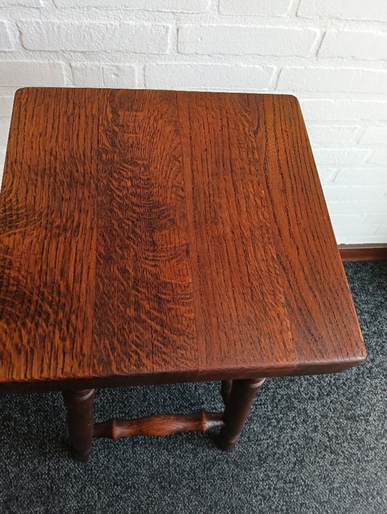 Image 1 of table à plantes vintage en bois