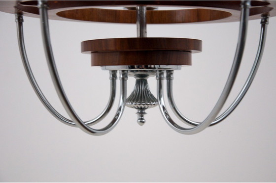 Image 1 of Lustre Art déco, années 1950, Pologne