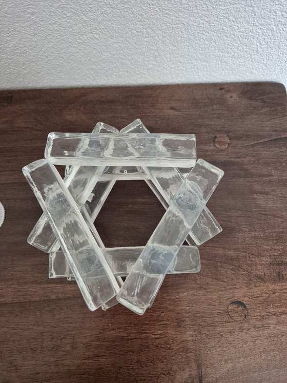 Image 1 of Applique murale vintage en verre de Murano par Poliarte