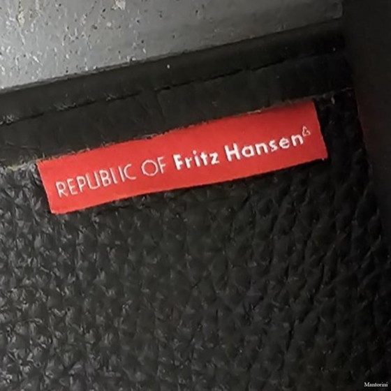 Image 1 of Set da salone in 3 pezzi Poul Kjærholm per Fritz Hansen PK22 e PK91 rivestito in pelle. Bellissime condizioni.