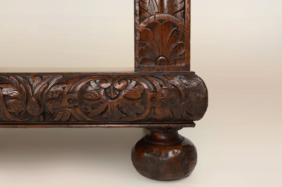 Image 1 of 16th Century Italian Renaissance Cabinet in Walnut with Rich Carvings