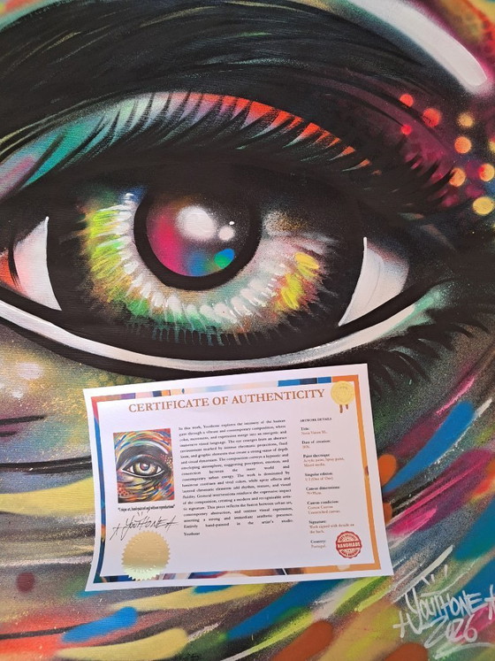 Image 1 of YOUTHONE - Neon Vision - Artist Canvas
