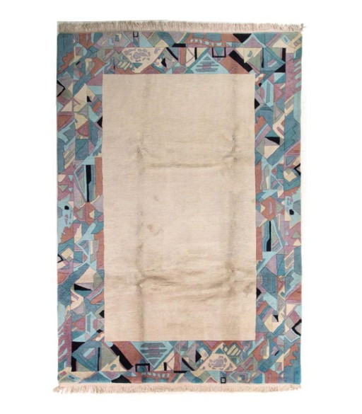Origineel Modern Designer Hooglandwol Vloerkleed Nepal 294 x 202 cm