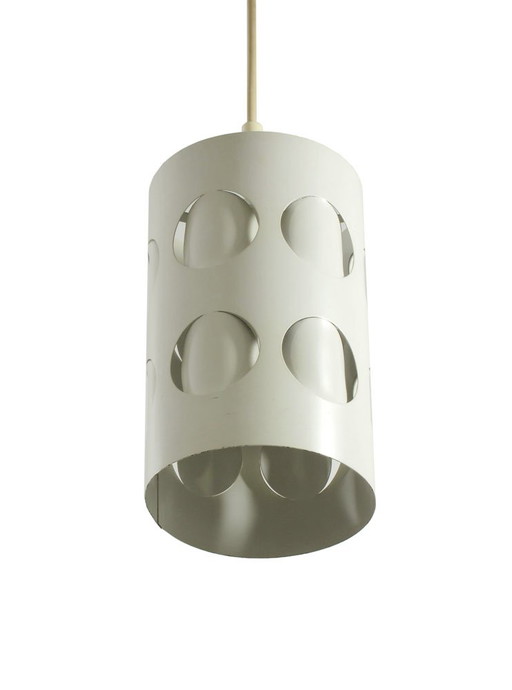 Jaren zestig Raak vintage design metalen gevouwen hanglamp