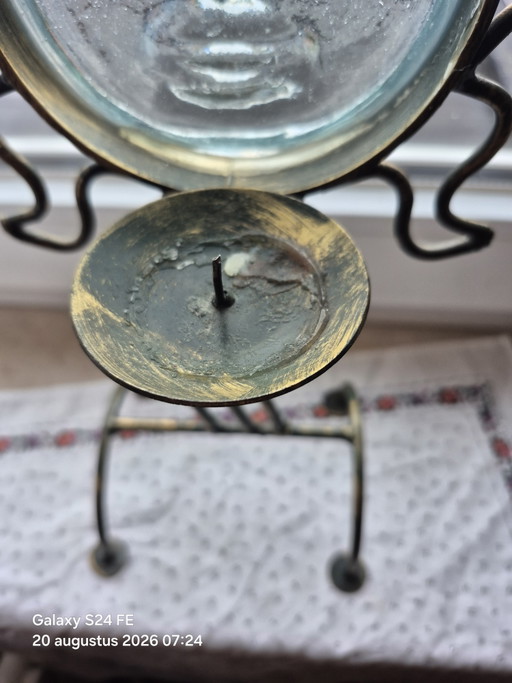 Candelabro bohemio – kandelaars en kaarsen, Glass, Metal (photo 2 of 6)