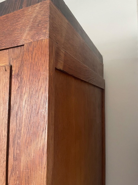 Magnifique armoire/placard à linge Art Déco ancien (années 1930) – Démontable – Wood (photo 12 of 17)