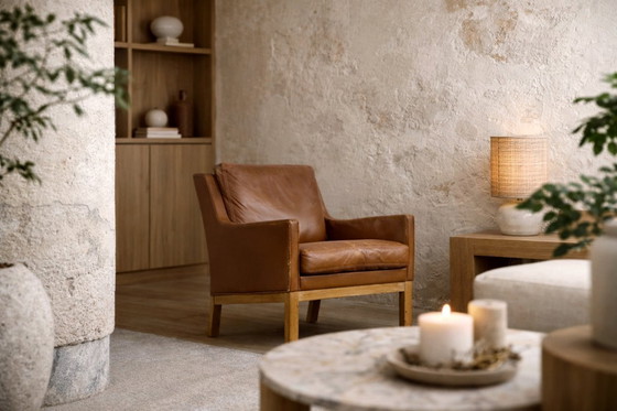 Image 1 of Vintage Deense moderne fauteuil uit het midden van de eeuw Model 39 van Kai Lyngfeldt Larsen voor Søren Willadsen, jaren 60