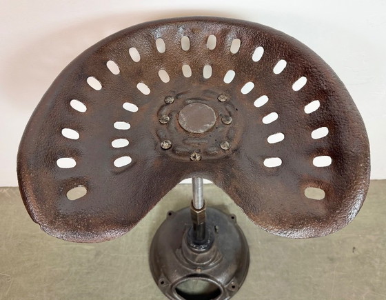 Image 1 of Vintage Industrial Swivel Chair, 1950s
