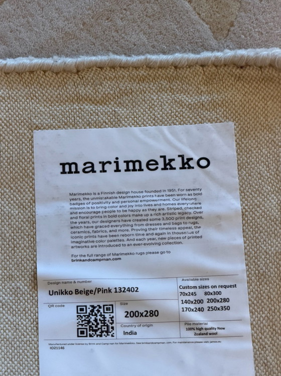 Brink en Campman Marimekko Tappeto Unikko Beige Pink – Brink & Campman, Tappeti, Lana (photo 5 of 12)