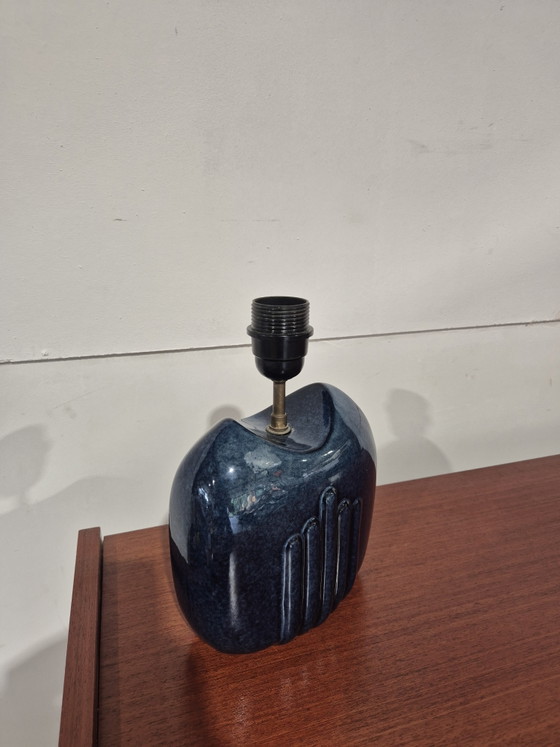 Image 1 of Vintage Art Deco revival ceramic table lamp French