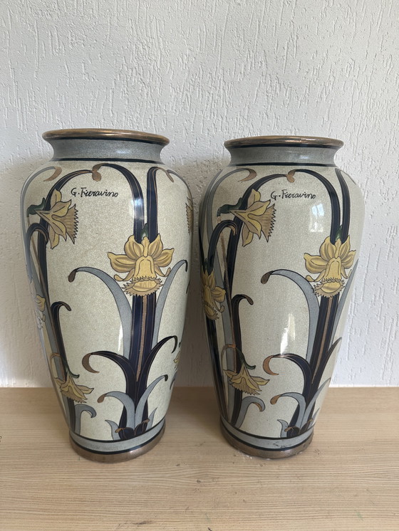Image 1 of Set of G. Fieravino Vases