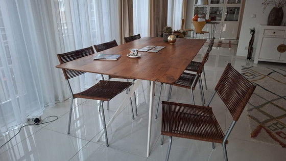 Image 1 of 6 Esszimmerstühle Miss B Chair von Tito Agnoli für Pierantonio Bonacina