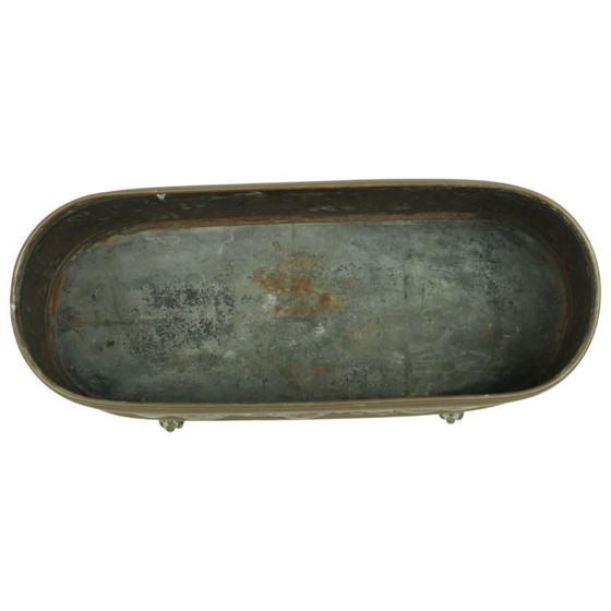 Image 1 of Boîte à fleurs ancienne en cuivre français