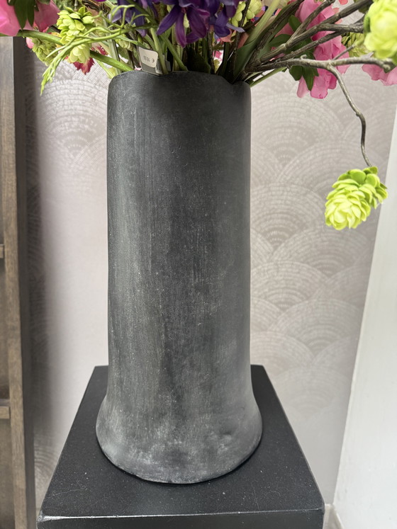 Image 1 of Bouquet artificiel Statement Sil-ka avec vase