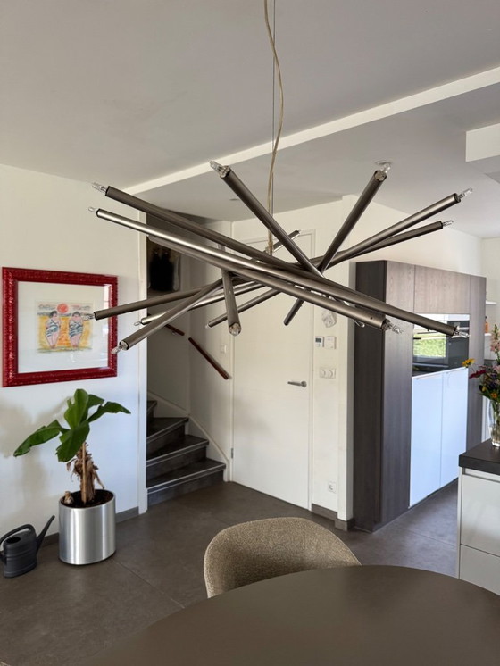Image 1 of Astri hanglamp – Marco Zotta voor Bilumen – RVS – 72 cm