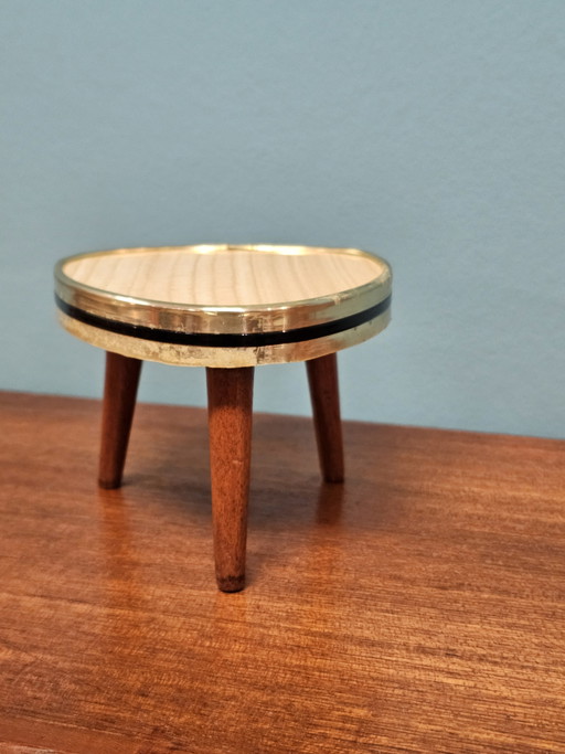 Mini Vintage Plant Table Small Table Side Table Cactus Windowsill