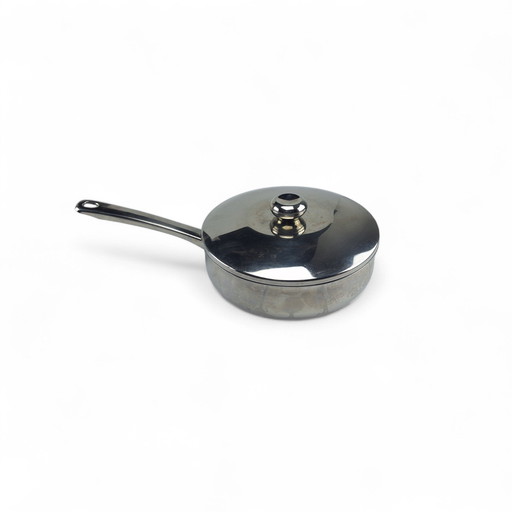 Kuhn Rikon frying pan sauté pan wok stainless steel 25 cm Swiss Made