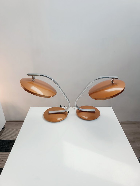 Image 1 of 520c lamps by LP Oliva for Fase, 1970s