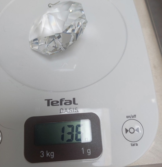 Palwa Chandelier 10 kg Lead Crystal Restored and Polished – Glass (photo 9 of 14)