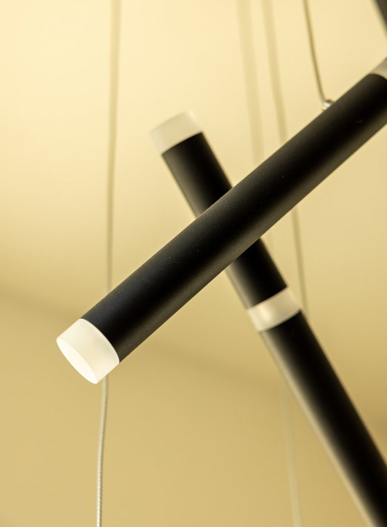 Image 1 of Brilliant Lagano Led Hanglamp 5-lichts Zwart Dimbaar 3600lm