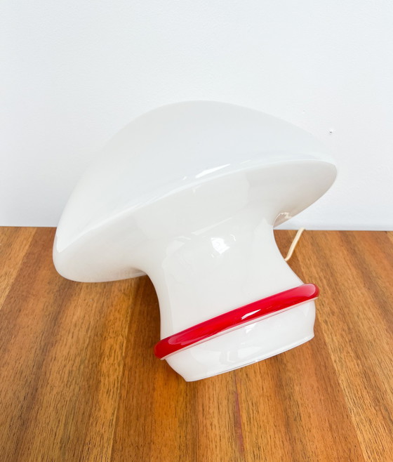 Image 1 of Murano Glass Mushroom Table Lamp by De Majo, 1970's