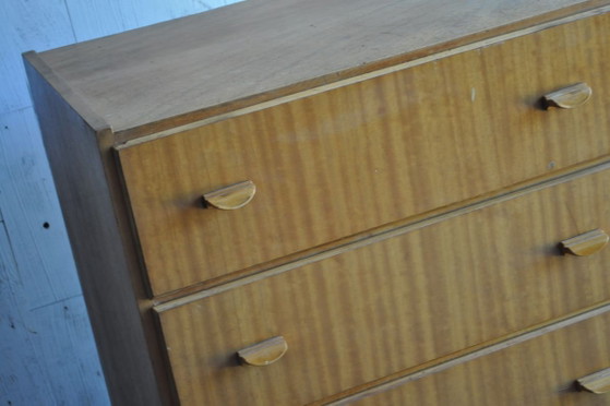 Mid-Century Hungarian Chest of Drawers, 1960s – Wood, Scandinavian (photo 9 of 9)