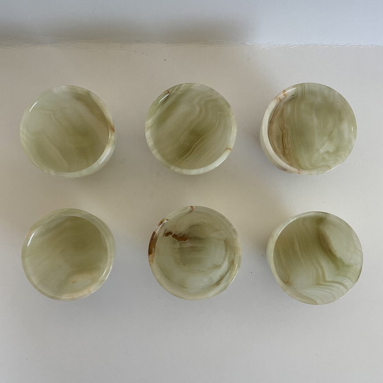 Image 1 of Vasos de chupito de piedra natural de ónix