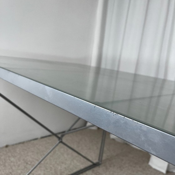 Dining table / desk "Moment" by Niels Gammelgaard, Ikea, 1990 – Glass (photo 13 of 17)