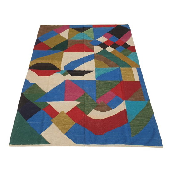 Sonia Delaunay Composition N°2 Rug Tapestry | Edition 3/8 | Wool | 176×250 cm – Rugs & carpets, Cotton (photo 4 of 12)