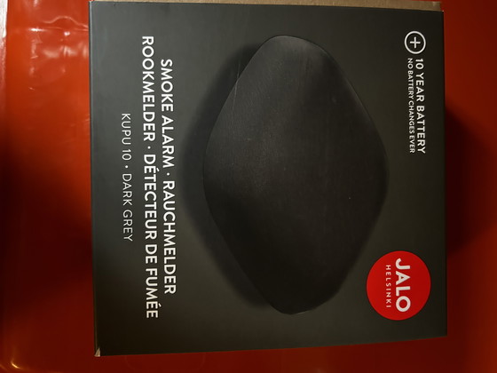 Image 1 of 4x Jalo Helsinki Kupu 10 Rilevatore di fumo – Design – Batteria da 10 anni – Grigio scuro