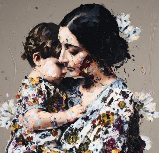 Image 1 of Anne DIAS "Harmony Mother Child" 