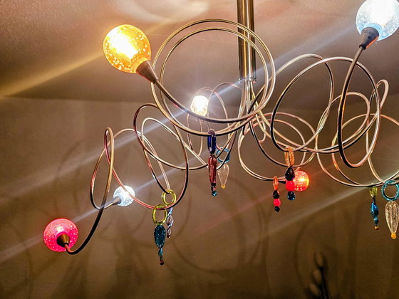 Set di 2 lampade di design Harco Loor Strawberry, complete, Plafoniere, Metallo, Vetro, Multicolore, Modern (foto 2 di 6)