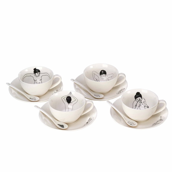 Image 1 of Pols Potten Undressed Tee Cups Set of 4