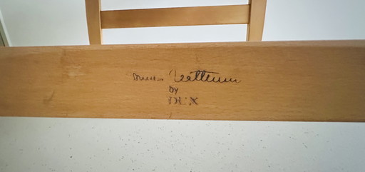 Poltrona lounge in pelle nera Pernilla di Bruno Mathsson per DUX