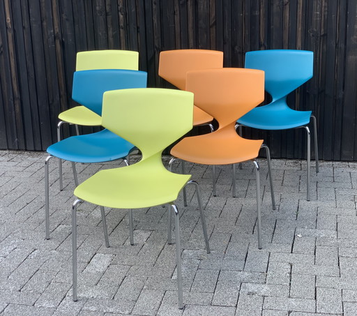 6x TONON Italie chaises design